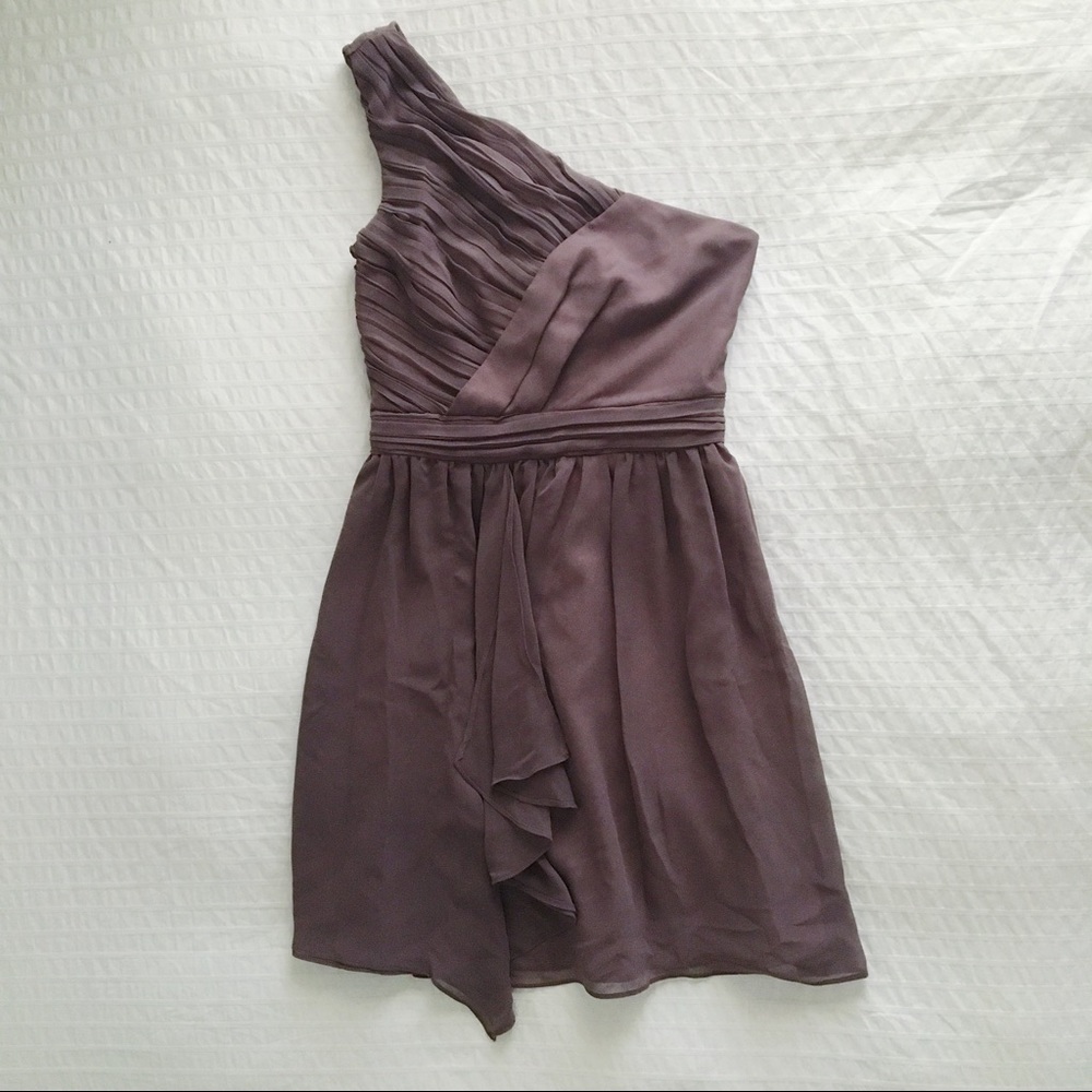 Dusty Plum/Lilac One Shoulder Formal Dress